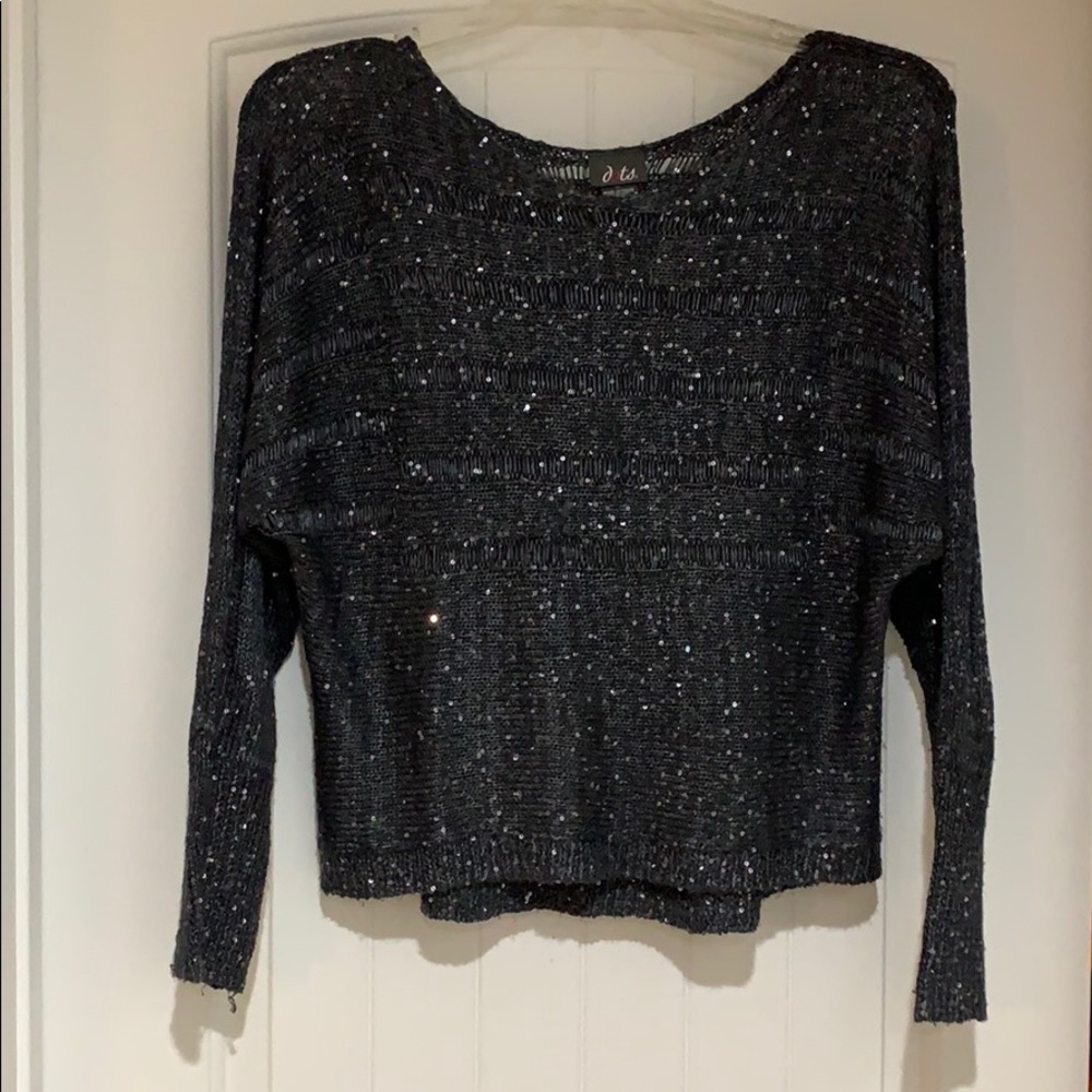 Large sequin sweater